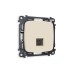 Комплект механизма компьютерной розетки RJ-45(8P8C) CAT6 со шторкой Ambrella Volt Omega MO332010