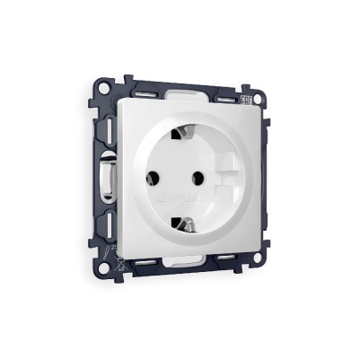 Комплект механизма розетки с/з на винтовых зажимах Ambrella Volt Alfa MA106010