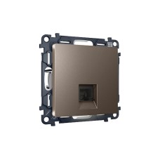 Комплект механизма телефонной розетки RJ-11(4P4C) со шторкой Ambrella Volt Alfa MA642030