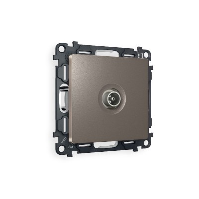 Комплект механизма TV розетки проходной 5-1000 MHz 4dB Ambrella Volt Alfa MA643030