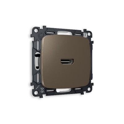 Комплект механизма розетки HDMI 2.0 40V/500mA 2.0GHz 5-18Gbit/s Ambrella Volt Omega MO644010