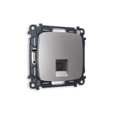 Комплект механизма компьютерной розетки RJ-45(8P8C) CAT6 со шторкой Ambrella Volt Omega MO512010
