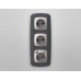Лицевая панель для розетки с/з со шторками 2USB A+C Ambrella Volt Omega OP4100