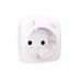 Лицевая панель для розетки с/з со шторками 2USB A+C Ambrella Volt Omega OP2100