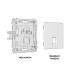 Комплект механизма телефонной розетки RJ-11(4P4C) со шторкой Ambrella Volt Alfa MA912030