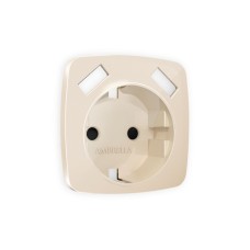 Лицевая панель для розетки с/з со шторками 2USB A+A Ambrella Volt Omega OP3090