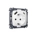 Комплект механизма розетки 2USB A+C 20W (быстрая зарядка) с/з Ambrella Volt Omega MO130010