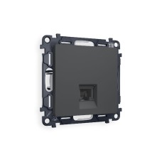 Комплект механизма компьютерной розетки RJ-45(8P8C) CAT6 со шторкой Ambrella Volt Alfa MA912010