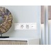 Комплект механизма розетки 2USB A+C 20W (быстрая зарядка) Ambrella Volt Alfa MA111010