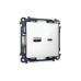 Комплект механизма розетки 2USB A+C 20W (быстрая зарядка) Ambrella Volt Alfa MA111010