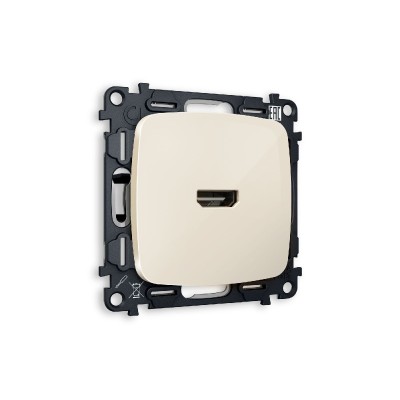 Комплект механизма розетки HDMI 2.0 40V/500mA 2.0GHz 5-18Gbit/s Ambrella Volt Omega MO314010