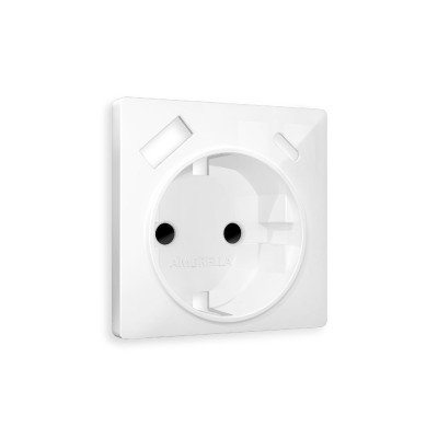 Лицевая панель для розетки с/з со шторками 2USB A+C Ambrella Volt Alfa AP1100