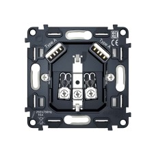Механизм розетки с/з на винтовых зажимах Ambrella Volt Quant VM155