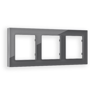 Рамка трехместная Ambrella Volt Platos AF330653