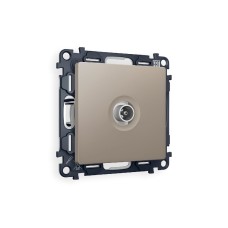 Комплект механизма TV розетки проходной 5-1000 MHz 4dB Ambrella Volt Alfa MA373030