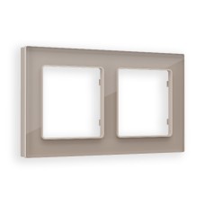 Рамка двухместная Ambrella Volt Platos AF380602