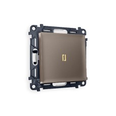 Комплект механизма 1-кл проходного выключателя с подсветкой Ambrella Volt Alfa MA632030