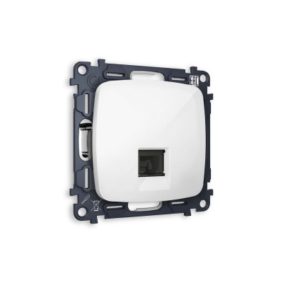 Комплект механизма компьютерной розетки RJ-45(8P8C) Ambrella Volt Omega (OP1120, VM188) MO112010