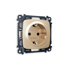Комплект механизма розетки с/з на винтовых зажимах Ambrella Volt Omega MO606010