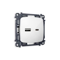 Комплект механизма розетки USB A+C 20W Ambrella Volt Omega (OP1110, VM177) MO111010