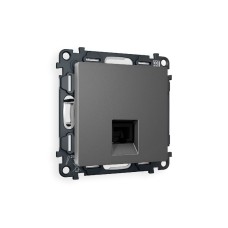Комплект механизма компьютерной розетки RJ-45(8P8C) CAT6 со шторкой Ambrella Volt Alfa MA662010