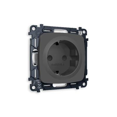 Комплект механизма розетки с/з со шторками Ambrella Volt Omega MO907010