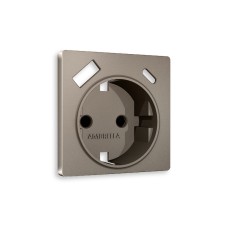 Лицевая панель для розетки с/з со шторками 2USB A+C Ambrella Volt Alfa AP6400