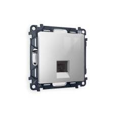Комплект механизма компьютерной розетки RJ-45(8P8C) CAT6 со шторкой Ambrella Volt Alfa MA412010