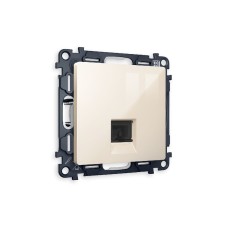 Комплект механизма компьютерной розетки RJ-45(8P8C) CAT6 со шторкой Ambrella Volt Alfa MA312010