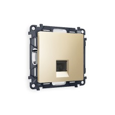 Комплект механизма компьютерной розетки RJ-45(8P8C) CAT6 со шторкой Ambrella Volt Alfa MA612010