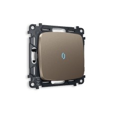 Комплект механизма 1-кл выключателя с подсветкой Ambrella Volt Omega MO632020