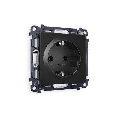 Комплект механизма розетки с/з на винтовых зажимах Ambrella Volt Alfa MA806010