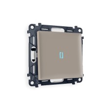 Комплект механизма 1-кл проходного выключателя с подсветкой Ambrella Volt Alfa MA362040