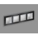 Комплект механизма 2-кл проходного выключателя с подсветкой Ambrella Volt Alfa MA404030
