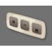 Лицевая панель для HDMI розетки Ambrella Volt Omega OP6440
