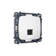 Комплект механизма компьютерной розетки RJ-45(8P8C) CAT6 со шторкой Ambrella Volt Omega MO132010