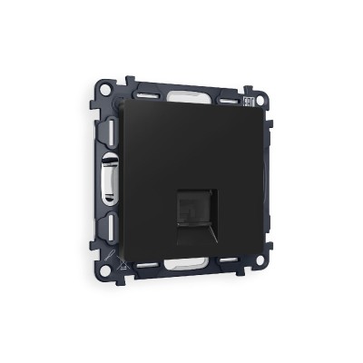 Комплект механизма компьютерной розетки RJ-45(8P8C) CAT6 со шторкой Ambrella Volt Alfa MA812010