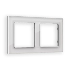 Рамка двухместная Ambrella Volt Platos AF330402