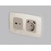 Лицевая панель для розетки 2USB A+C Ambrella Volt Omega OP3710