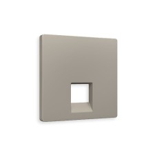 Лицевая панель для компьютерной/телефонной розетки RJ-45/RJ-11 Ambrella Volt Alfa AP3720