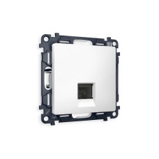 Комплект механизма компьютерной розетки RJ-45(8P8C) CAT6 со шторкой Ambrella Volt Alfa MA132010