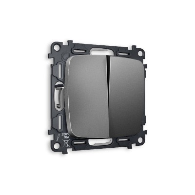 Комплект механизма 2-кл выключателя Ambrella Volt Omega MO653010