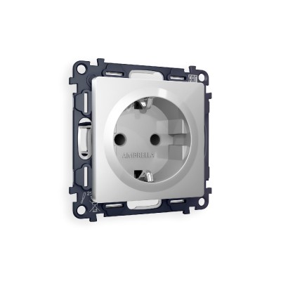 Комплект механизма розетки с/з со шторками Ambrella Volt Alfa MA407010