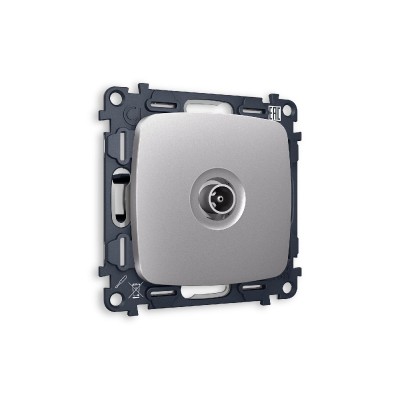 Комплект механизма TV розетки оконечной 50-870 MHz 1dB Ambrella Volt Omega MO513010