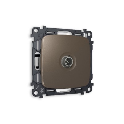 Комплект механизма TV розетки оконечной 50-870 MHz 1dB Ambrella Volt Omega MO643010