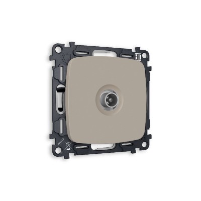 Комплект механизма TV розетки оконечной 50-870 MHz 1dB Ambrella Volt Omega MO373010