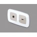 Лицевая панель для HDMI розетки Ambrella Volt Omega OP3740