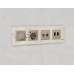 Накладка для розетки RJ-11 или RJ-45 Ambrella Volt ALFA AP3721
