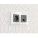 Накладка для розетки RJ-11 или RJ-45 Ambrella Volt Quant AP6620