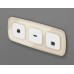 Накладка для розетки RJ-11 или RJ-45 Ambrella Volt Quant OP1120